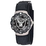 NFL Men's FDV-OAK Agent Series Oakland Raiders Velcro Watch