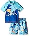 Candlesticks Boys' Toddler Shark Rash Guard Set