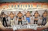 from Jakks WWE Champions of Wrestle Mania 6 Figure Gift Pack