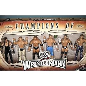 WWE Champions of Wrestle Mania 6 Figure Gift Pack