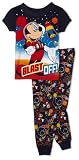 Disney Mickey Mouse Clubhouse Tight Fitting PJ Set, 2 Piece, Navy, 18 Months