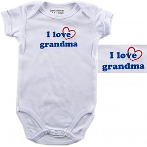 Baby-Says Bodysuit - I Love Grandma