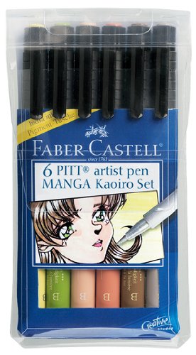 Faber-Castell Manga Kaoiro Tuschestifte in Etui Preisvergleich