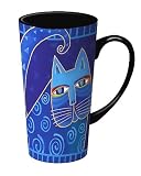 Laurel Burch Indigo Cats Tall Latte Mug
