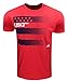 Adidas Mens Usa Edition Team 3 Stripe T-Shirt