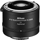 Nikon TC-20E III 2x Teleconverter for AF-S & AF-I Lense with Pouch & Cleani ....