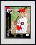 Ryan Zimmerman 2008 Studio Double Matted 8 x 10 Photograph In Black Anodized Aluminum Frame
