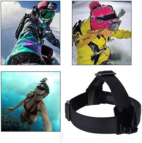 VolksPro 7 in 1 GoPro Accessories Kit A for GoPro Hero 4 Hero 3+ Hero 3 2 Go Pro Hero Camera: Small Case+Handlebar Mount+Telescopic Selfie Stick+Head Strap+Wrist Strap+Chest Harness+3-Way Pivot Arm