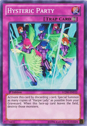 Yu-Gi-Oh! - Hysteric Party (LCJW-EN112) - Legendary Collection 4: Joey's World - 1st Edition - Super Rare