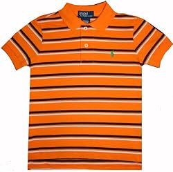 Polo by Ralph Lauren Polo Shirt Orange Striped Size 4T