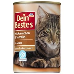 Dein Bestes Katze Kaninchen + Truthahn, 12er Pack (12 x 400 g)