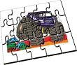 monster truck jigsaw puzzles