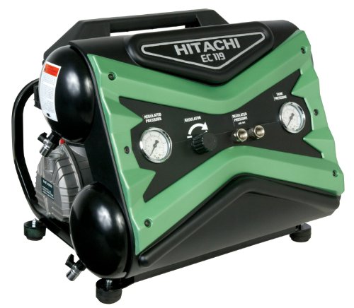 Hitachi EC119SA 15 amp 2.5-Horsepower 4-Gallon Twin-Stack Air Compressor