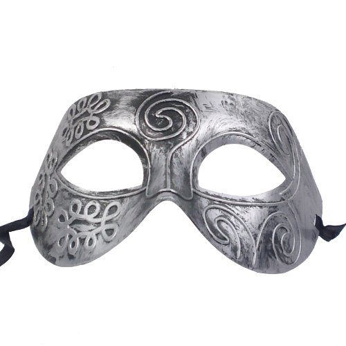 Nati Men's Venetian Mask Color Antiqued Gray