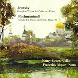 Arensky: Two Pieces & four Pieces for cello & piano; Rachmaninov: Sonata op19 Music