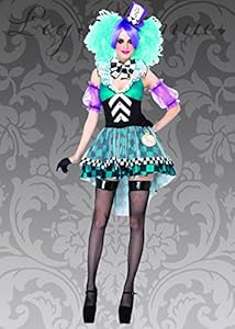 Womens Halloween Costume Cappellaio gotico L (UK 12-14)