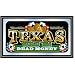 Texas Hold 'em Framed Poker Mirror - DEAD MONEY