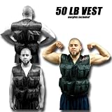 NEW 50 Lb Pound Weighted Training Adjustable Exercise Weight Vest