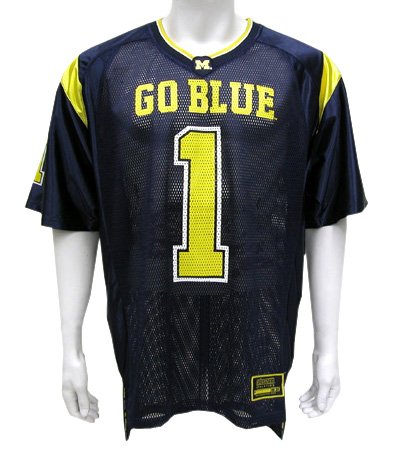 Buy Michigan Wolverines Mens Rivalry Printed Football Jersey by Colosseum Athletics
