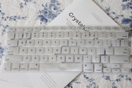 NEW ARRIVAL! CrystalGuardMB SILVER TPU Keyboard Cover Skin for Macbook 13" 13.3" (1st Generation/A1181)