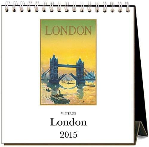 2015 London Desk Calendar Found Image Press