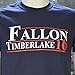 Fallon Timberlake for President 16 on Navy Short Sleeve T Shirt