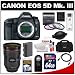 Canon EOS 5D Mark III Digital SLR Camera Body with EF 24-70mm f/2.8 L II USM Lens + 64GB Card + Case + Battery + 3 (UV/FLD/CPL) Filters + HDMI Cable + Accessory Kit