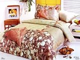 Deniz T - Twin Size - 4 Pieces Duvet Cover Bedding Set by Le Vele