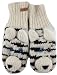 DeLux Siberian Tiger Wool Animal Mittens