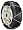 Security Chain Company SZ492 Super Z8 8mm Commercial and Light Truck Tire Traction Chain - Set of 2