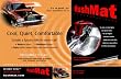 HushMat 10400 Ultra Black Foil Floor Kit with Damping Pad - 20 Piece