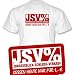 JUNGGESELLEN-SCHLUSS-VERKAUF - KÜSSEN - T-SHIRT in Weiss by DoubleM Gr. S