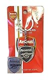 海外サッカー グッズ　『キーホルダー&メタリックシール (エンブレム ロゴ)』 2点セット (アーセナル)