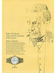 Entertainment Memorabilia: For those who set the measure of the times John Cheever for Rolex Watch ad 1980