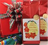Holiday Gourmet Gift Box - Kona Coffee Holiday Blend in Red Gift Box (1 Lb. Whole Bean)