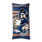 Disney/NFL Denver Broncos Mickey Mouse Fold-Up Body Pillow