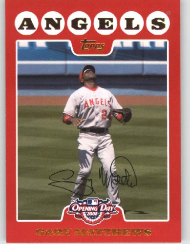 2008 Topps Opening Day #161 Gary Matthews - Los Angeles Angels (Baseball Cards)