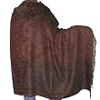 Jamawar Shawls Pailsey Pattern Wool Accessory 80 x 40 inches