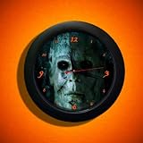 Rob Zombie Halloween Movie Michael Myers Wall Clock And Button/Pin Set
