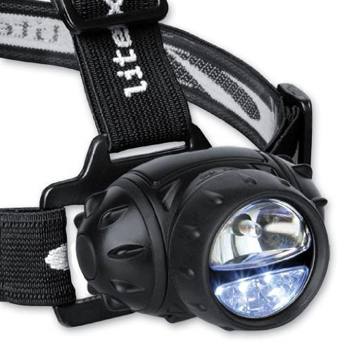 LiteXpress Liberty 101 schwarz, Kopflampe/Stirnlampe, 3 LEDs Nichia &oslash; 5mm (Standard) + 1 X Preisvergleich