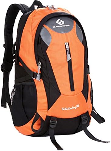 Donyan Outerdoor Nylon Camping Hiking Mountain Backpack W*L*H:30*20*52" Lily Orange