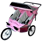 Bebelove Evolution Double Jogger (With In-stock colors:Burgundy)