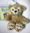 【TDS ダッフィー レギュラー ぬいぐるみ ストラップ】　東京ディズニーシー限定 Duffy(お座りタイプ)
