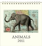 Animals Desk Calendar Cavallini 2011