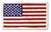 AMERICAN FLAG USA Uniform Patch Emblem Insignia WHITE BORDER 3-3/8" x 2-1/8" (2 PATCHES INCLUDED, PAIR !)