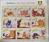The Three Little Pigs - Disney Postage Stamps - 9 Stamps X 60 Cents Each St. Vincent 1992