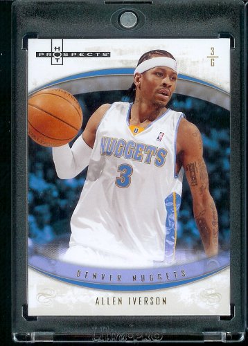 2007-08 Fleer Hot Prospects # 8 Allen Iverson Denver Nuggets Basketball Card