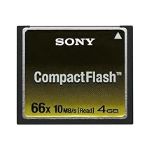 Sony - Flash memory card - 4 GB - 66x - CompactFlash
