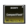 Sony - Flash memory card - 4 GB - 66x - CompactFlash