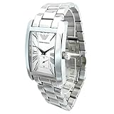 EMPORIO ARMANI エンポリオアルマーニ スモールセコンド ステンレスベルト ホワイトメンズウォッチ AR0145